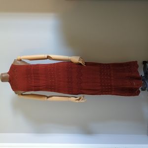 Anthropologie crochet dress sz m